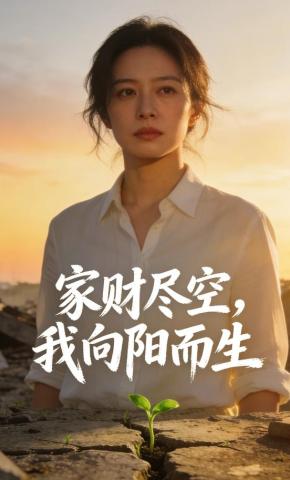 短剧《家财尽空，我向阳而生》海报