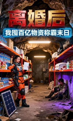 短剧《离婚后，我囤百亿物资称霸末日》海报