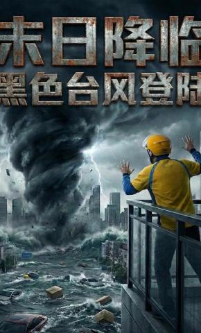 短剧《末日降临 黑色台风登陆》海报