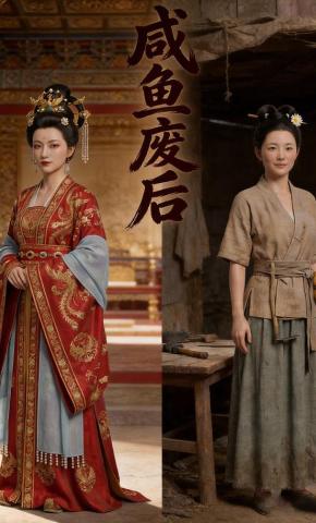 短剧《咸鱼废后》海报