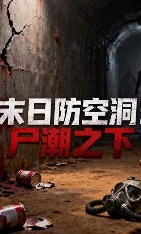 短剧《末日防空洞：尸潮之下》海报