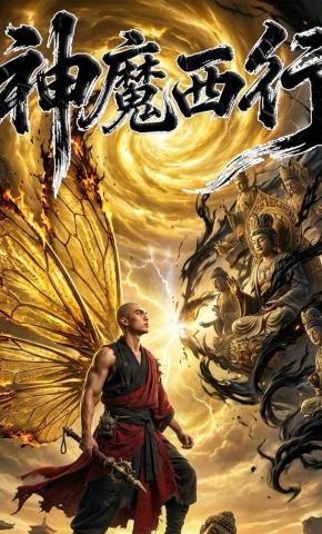 短剧《神魔西行》海报