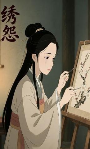 短剧《绣怨》海报