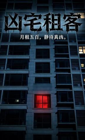 短剧《凶宅租客》海报