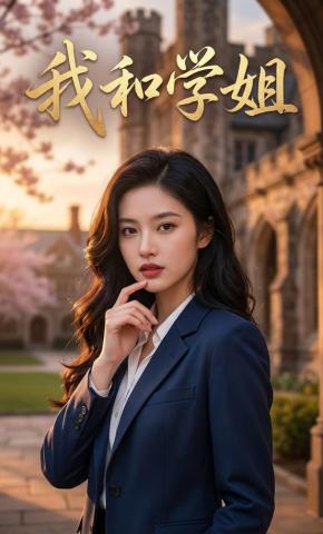短剧《我和学姐》海报
