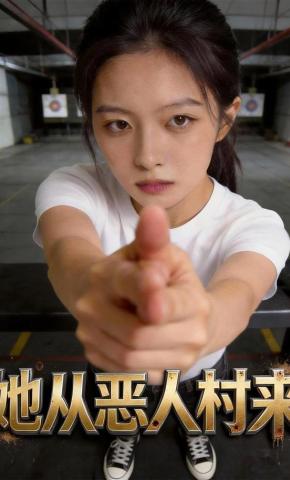 短剧《她从恶人村来》海报