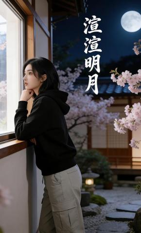 短剧《渲渲明月》海报