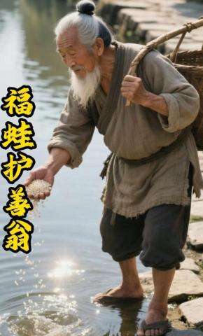 短剧《福蛙护善翁》海报