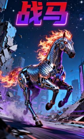 短剧《战马》海报