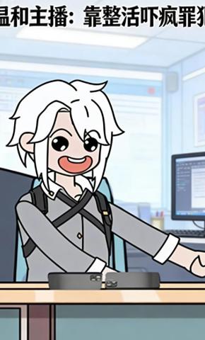 短剧《温和主播：靠整活吓疯罪犯》海报