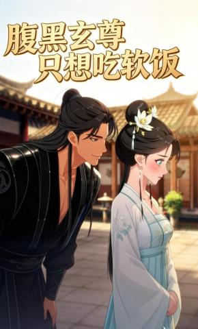 短剧《腹黑玄尊只想吃软饭》海报