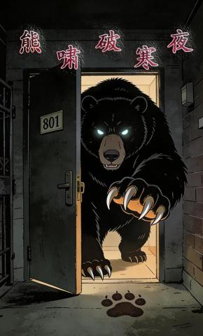 短剧《熊啸破寒夜》海报