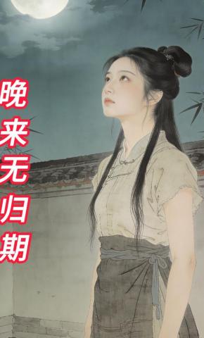 短剧《晚来无归期》海报