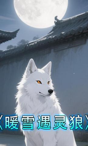 短剧《暖雪遇灵狼》海报