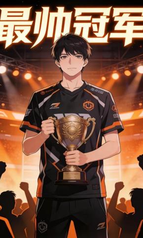 短剧《最帅冠军》海报