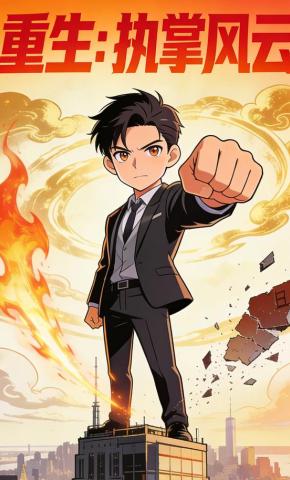 短剧《重生：执掌风云》海报