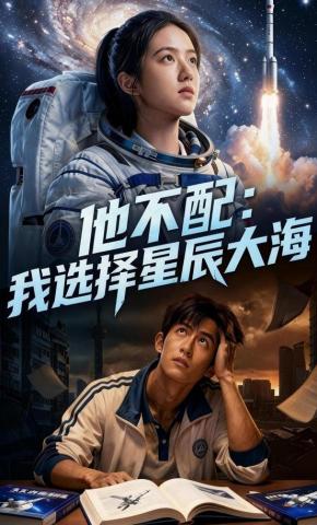 短剧《他不配，我选择星辰大海》海报