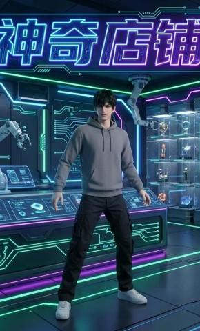 短剧《神奇店铺》海报