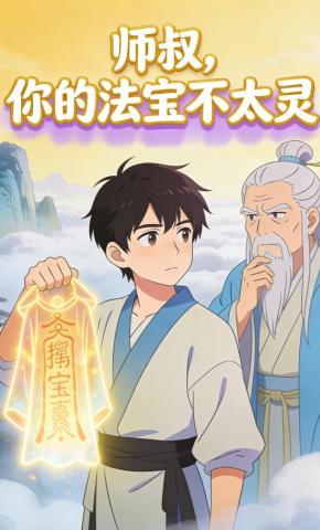 短剧《师叔，你的法宝不太灵》海报