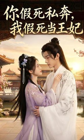 短剧《你假死私奔，我假死当王妃》海报