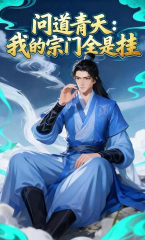 短剧《问道青天：我的宗门全是挂》海报