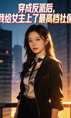 短剧《穿成反派后，我给女主上了最高档社保》海报