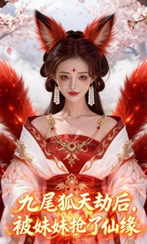 短剧《九尾狐天劫后，被妹妹抢了仙缘》海报