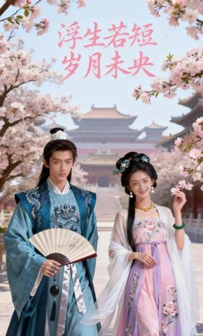 短剧《浮生若短，岁月未央》海报