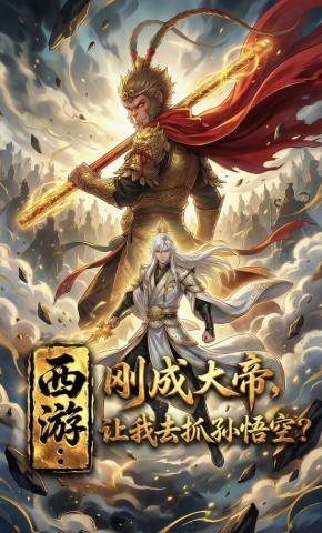 短剧《西游：刚成大帝，让我去抓孙悟空？》海报