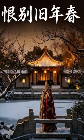 短剧《恨别旧年春》海报