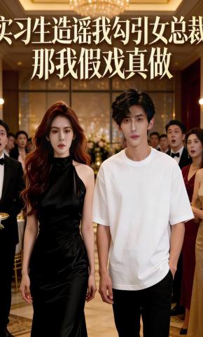 短剧《实习生造谣我勾引女总裁，那我假戏真做》海报