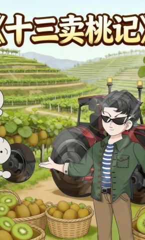 短剧《十三卖桃记》海报