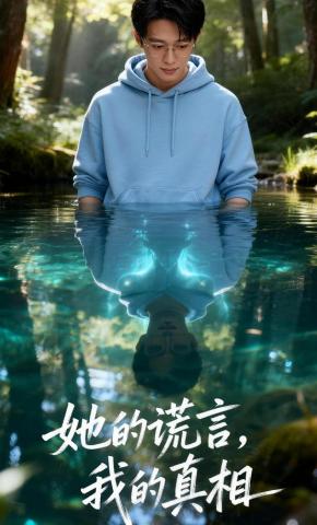 短剧《她的谎言，我的真相》海报