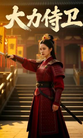 短剧《大力侍卫》海报