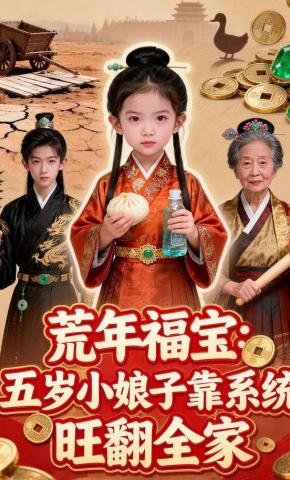 短剧《荒年福宝：五岁小娘子靠系统旺翻全家》海报