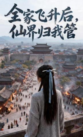 短剧《全家飞升后，仙界归我管》海报