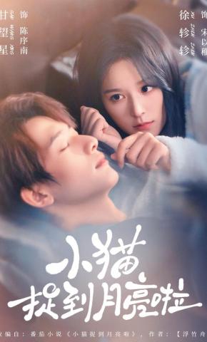 短剧《小猫捉到月亮啦》海报