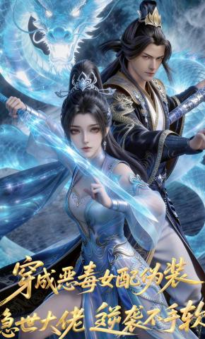 短剧《穿成恶毒女配伪装隐世大佬逆袭不手软》海报