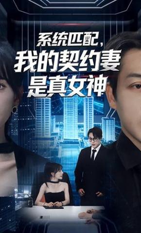 短剧《系统匹配，我的契约妻是真女神》海报