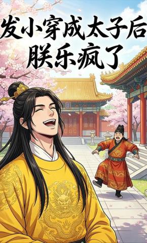 短剧《《发小穿成太子后，朕乐疯了》》海报