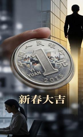 短剧《新春大吉》海报