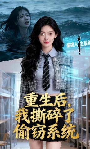 短剧《重生后，我撕碎了偷窃系统》海报
