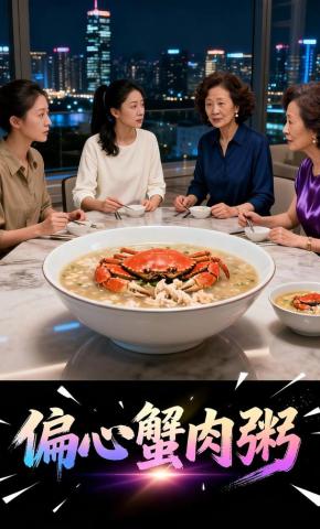 短剧《偏心蟹肉粥》海报