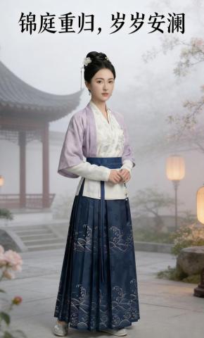 短剧《锦庭重归，岁岁安澜》海报
