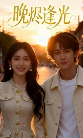 短剧《晚烬逢光》海报