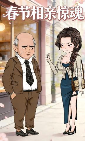 短剧《春节相亲惊魂》海报