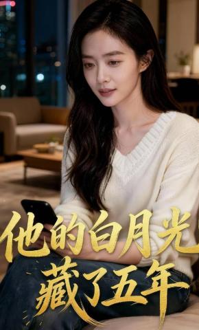 短剧《他的白月光藏了五年》海报