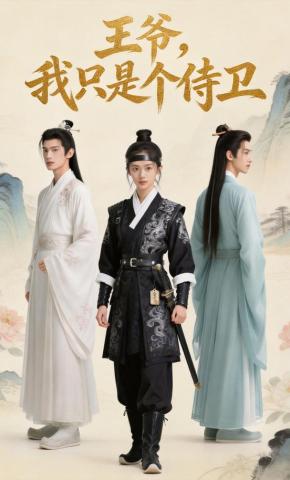 短剧《王爷，我只是个侍卫》海报