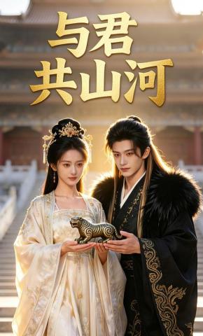 短剧《与君共山河》海报