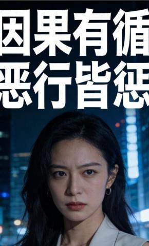 短剧《因果有循，恶行皆惩》海报